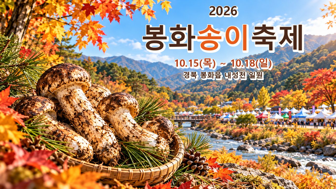 2026 봉화송이축제 일정·송이라면·공연·주차 한눈에