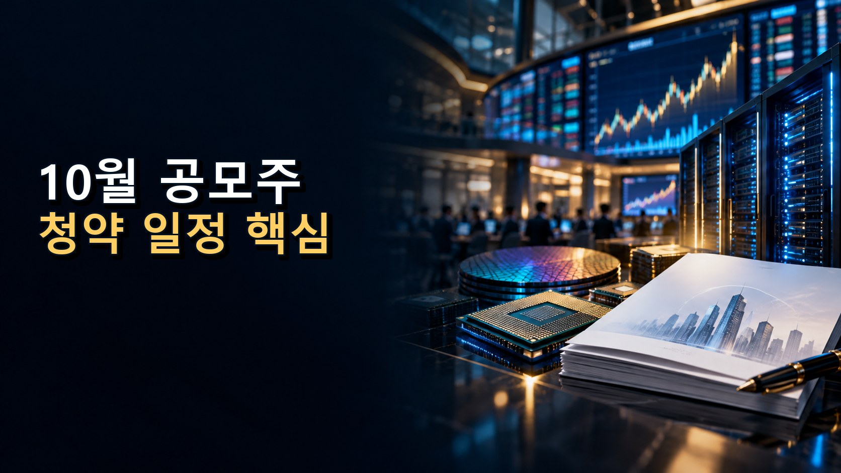 2026년 10월 공모주 청약 일정, 엠에스바이오·인텔리빅스 비교 포인트