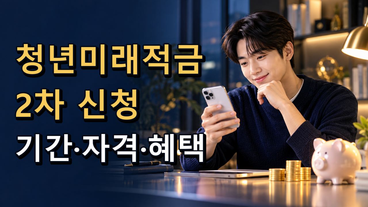 2026 청년미래적금 2차 신청기간·자격·혜택 총정리