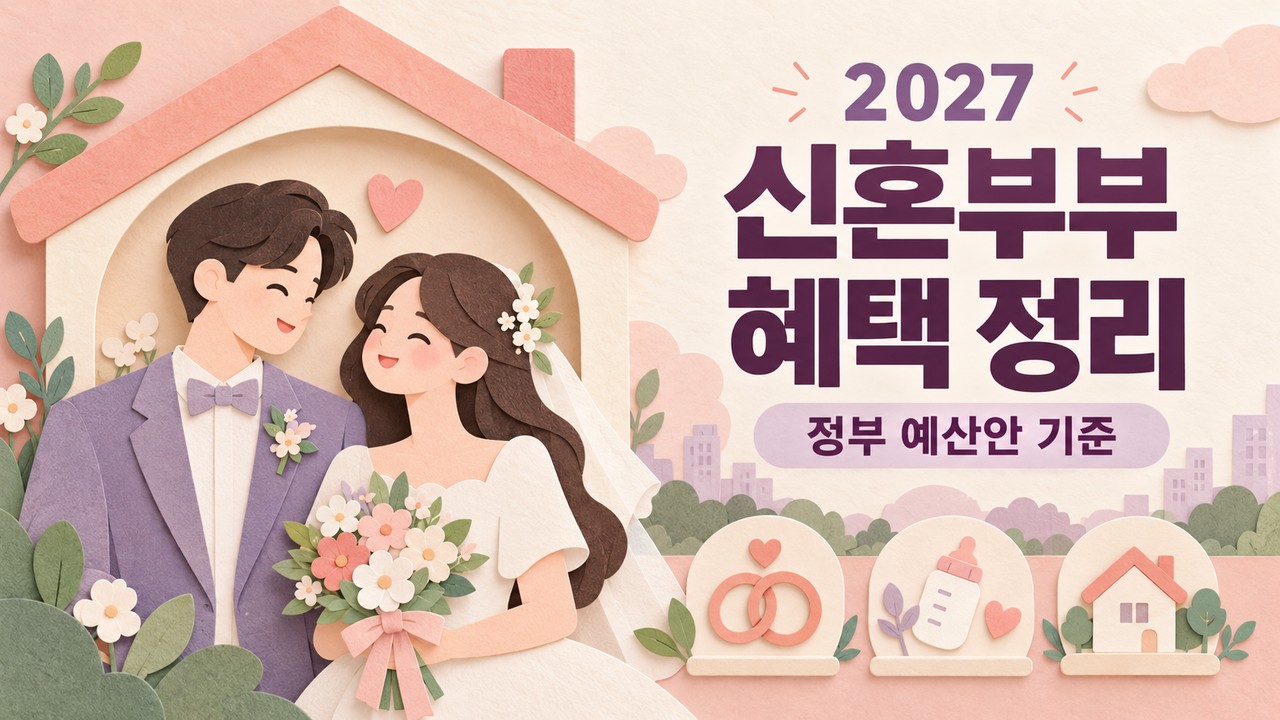 2027 신혼부부 혜택, 혼인지원금·출산·양육 정책 정부안 정리