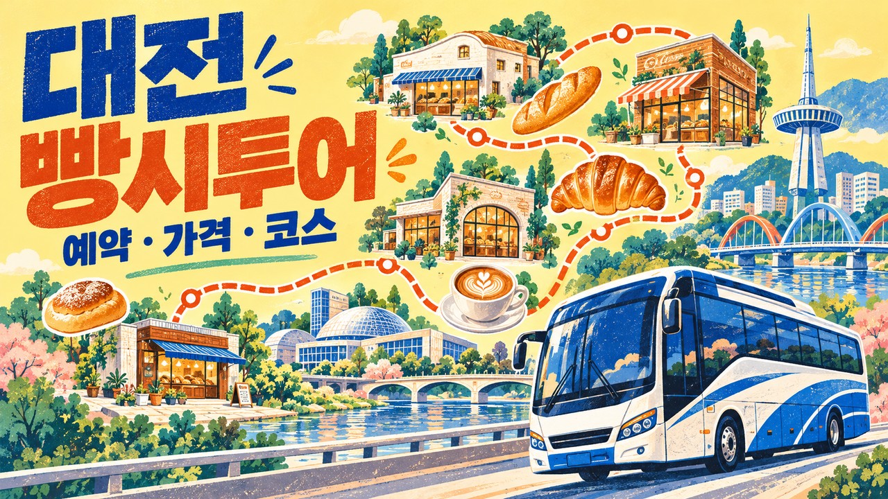 대전 빵시투어 예약·가격·코스, 8천 원으로 떠나는 빵지순례