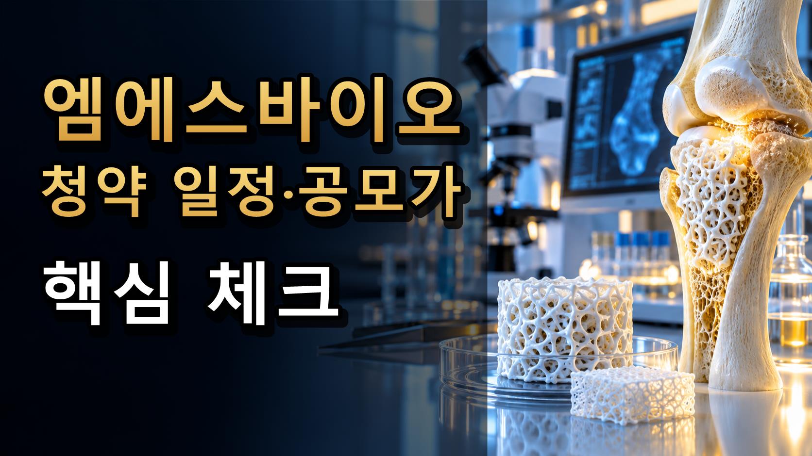 엠에스바이오 공모주 청약 일정·공모가 7,800원 핵심 정리