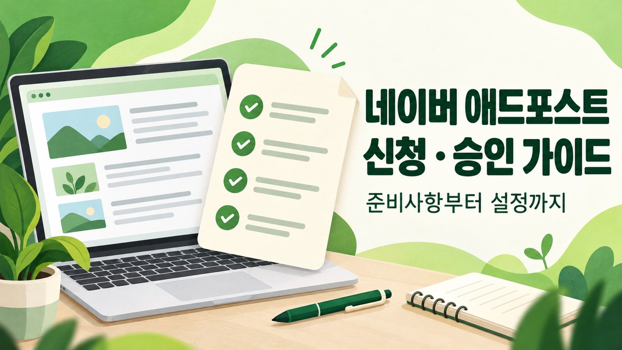 네이버 애드포스트 신청 및 승인 방법 총 정리