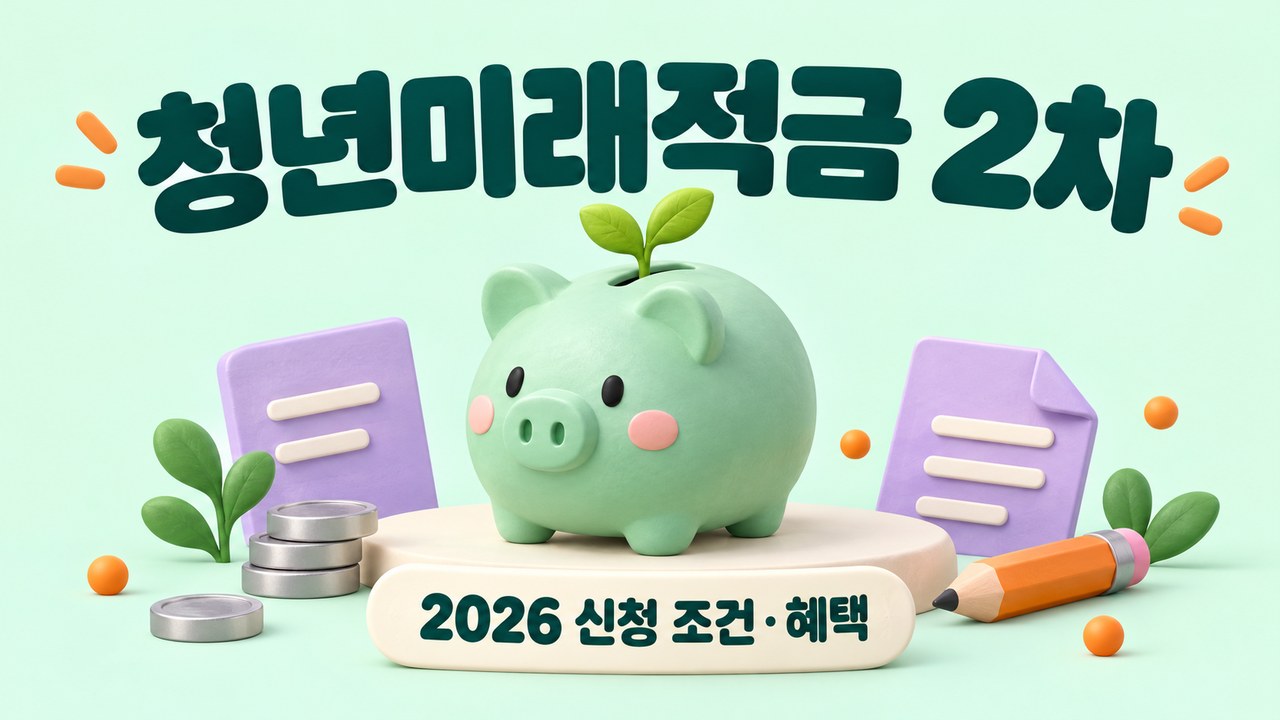 2026 청년미래적금 2차 신청기간·자격·혜택 총정리